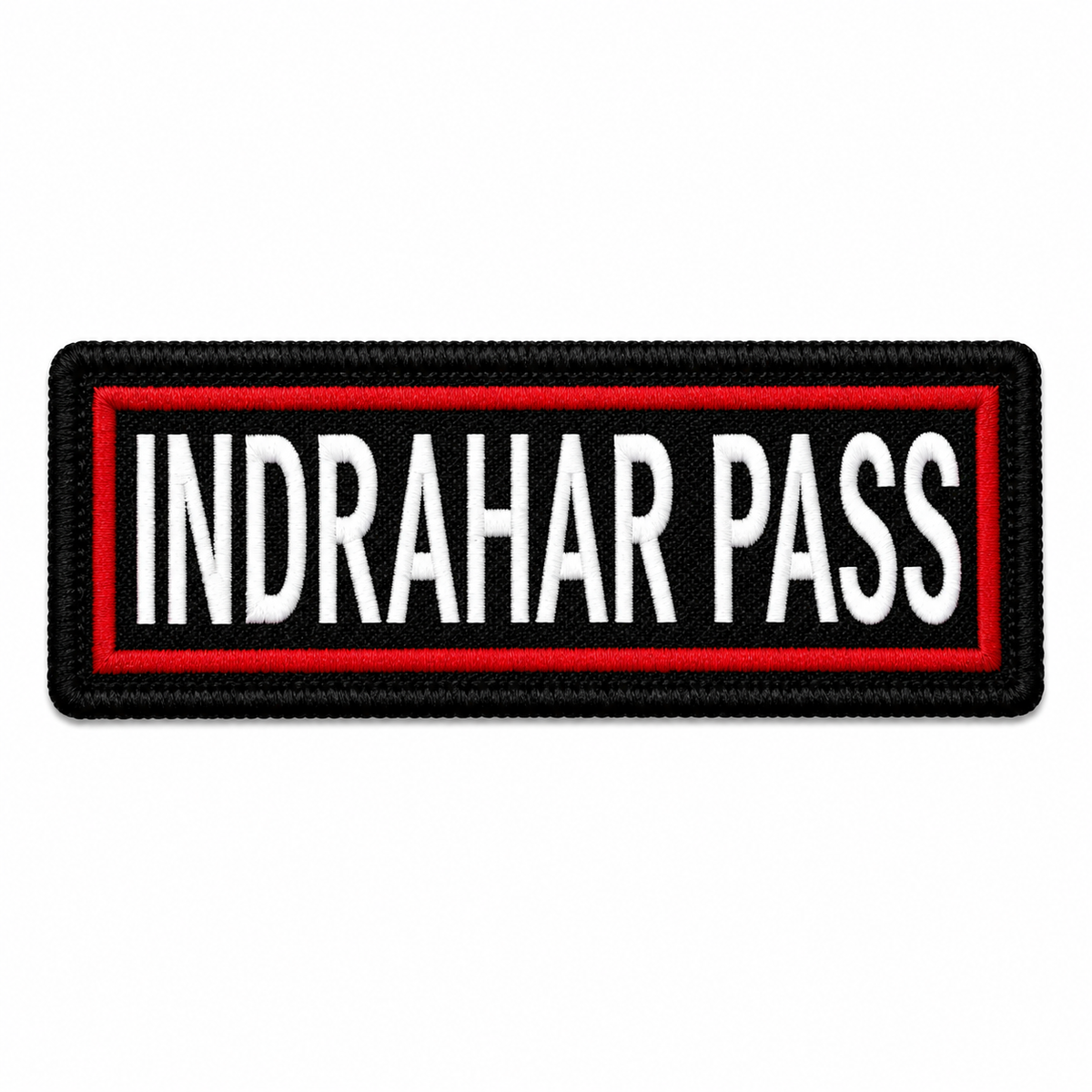 Indrahar Pass Expedition Embroidery Patch – 1 × 4 Inches