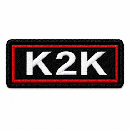 K2K Expedition Embroidery Patch – 1 × 4 Inches