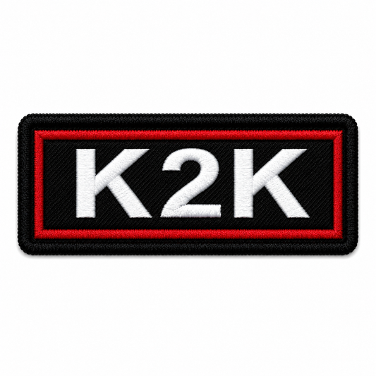 K2K Expedition Embroidery Patch – 1 × 4 Inches