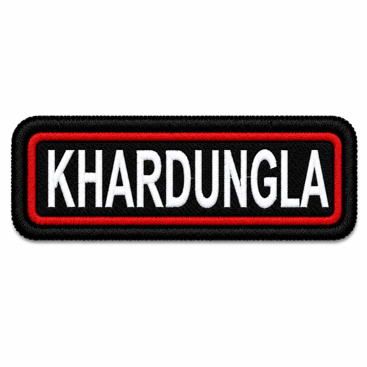 Khardung La Expedition Embroidery Patch – 1 × 4 Inches
