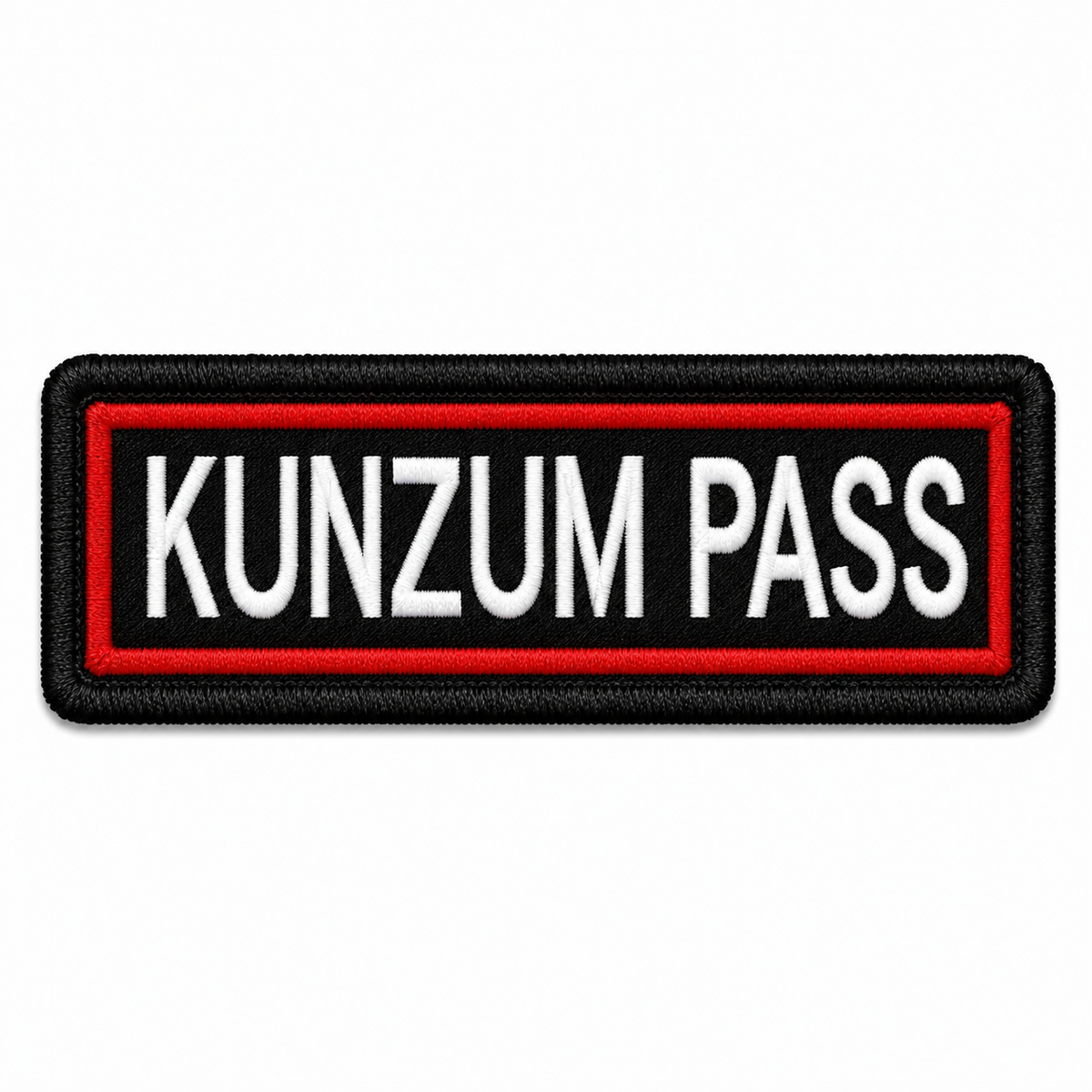 Kunzum Pass Expedition Embroidery Patch – 1 × 4 Inches