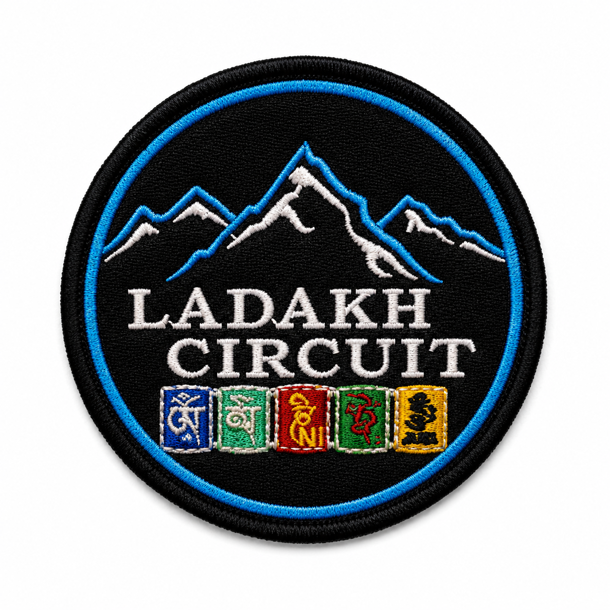 Ladakh Circuit Expedition Embroidery Patch – 3 × 3 Inches