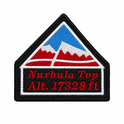Nurbula Top Alt. 17,328 Ft Expedition Embroidery Patch – 2.7 × 3 Inches