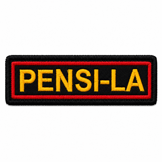 Pensi La Expedition Embroidery Patch – 1 × 4 Inches