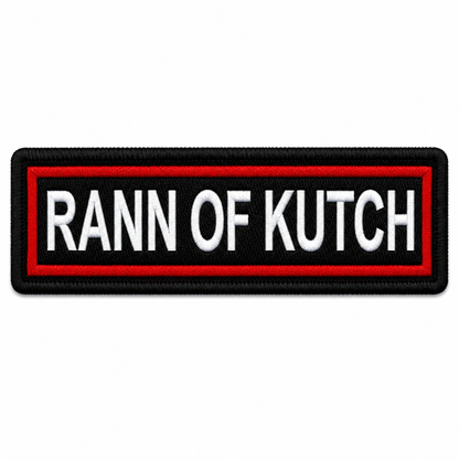 Rann of Kutch Expedition Embroidery Patch – 1 × 4 Inches