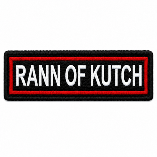 Rann of Kutch Expedition Embroidery Patch – 1 × 4 Inches
