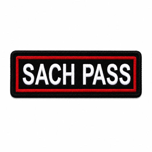 Sach Pass Expedition Embroidery Patch – 1 × 4 Inches