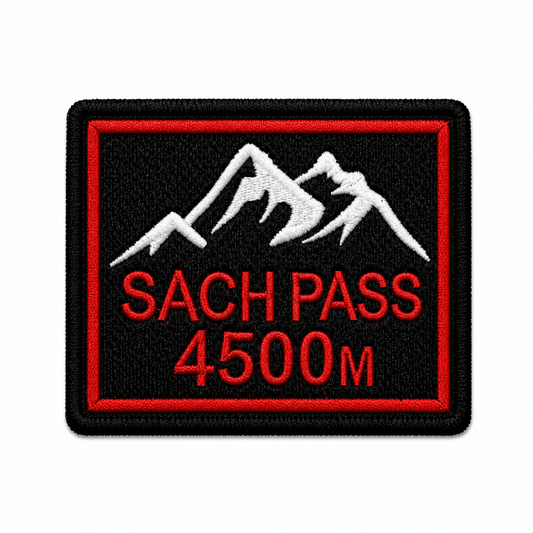 Sach Pass Expedition Embroidery Patch – 2.5 × 3 Inches