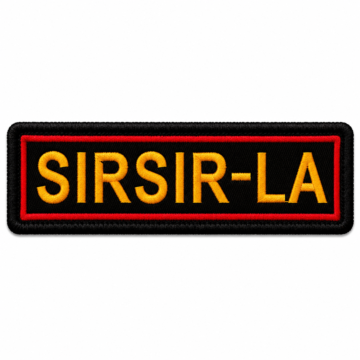Sir Sir La Expedition Embroidery Patch – 1 × 4 Inches
