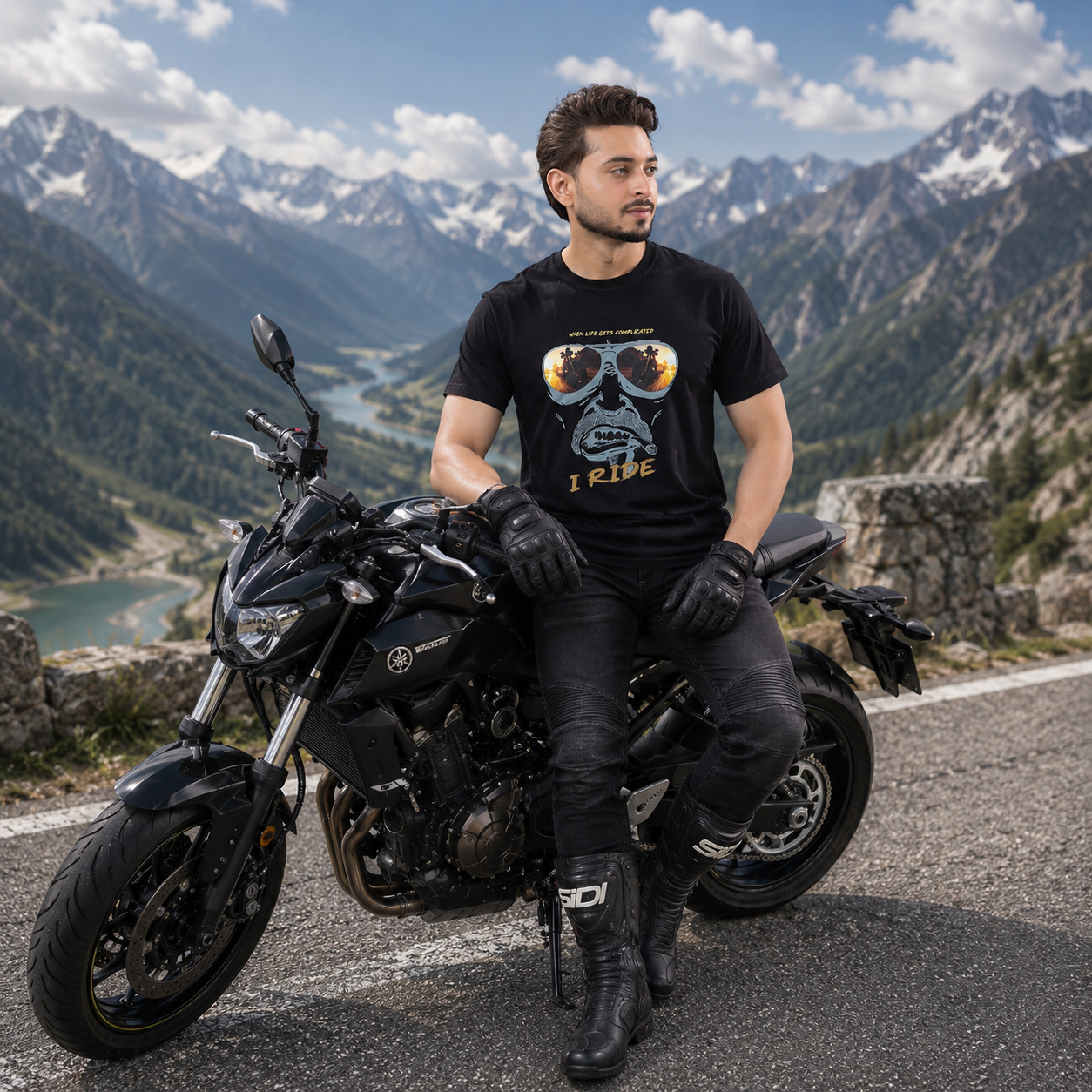 I Ride Bike Tshirt