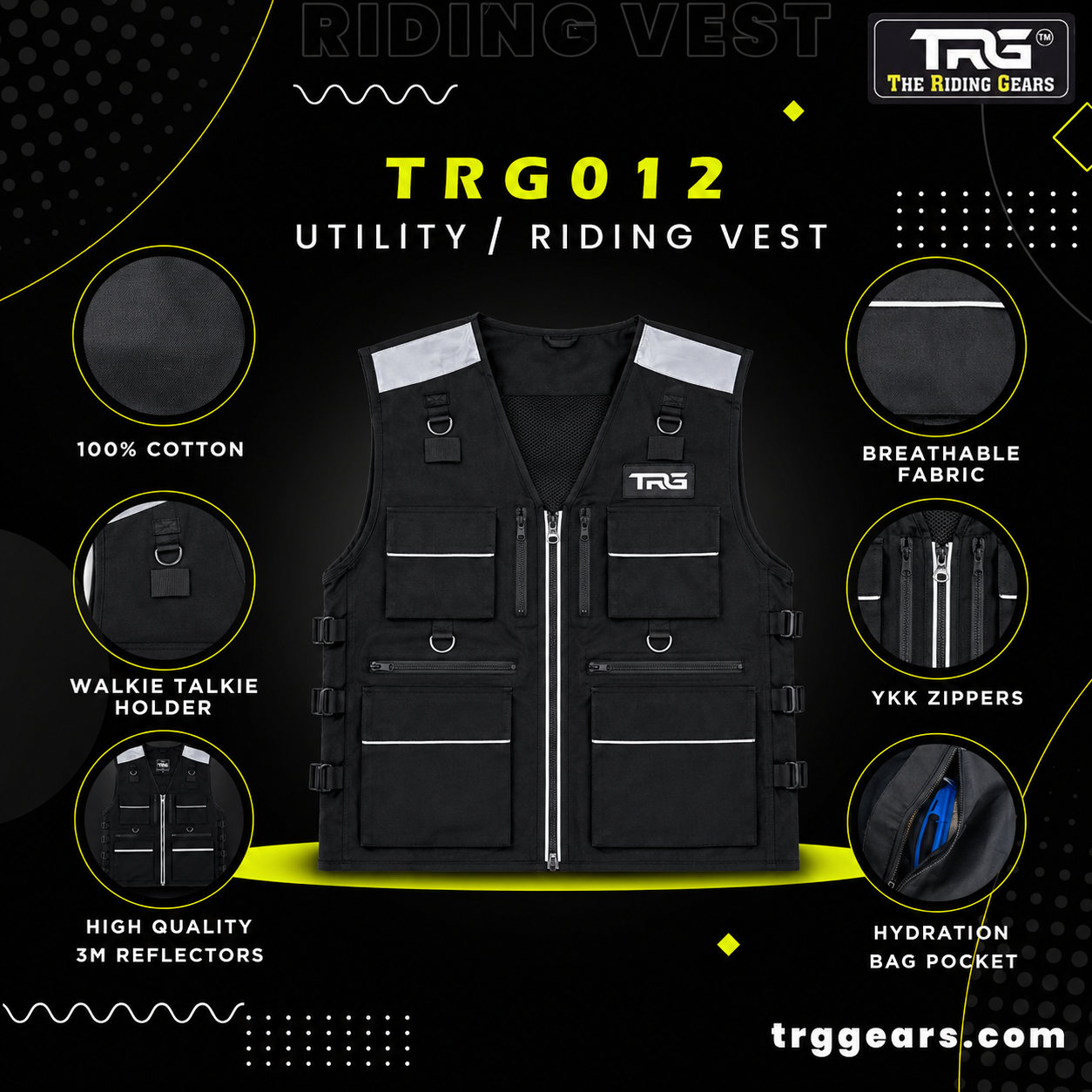 Trg012 Utility/Riding vest