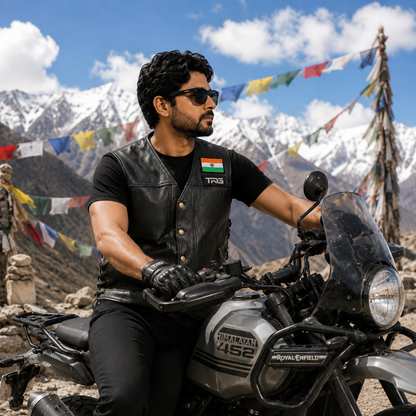 Trg07 Pure Leather Riding vest