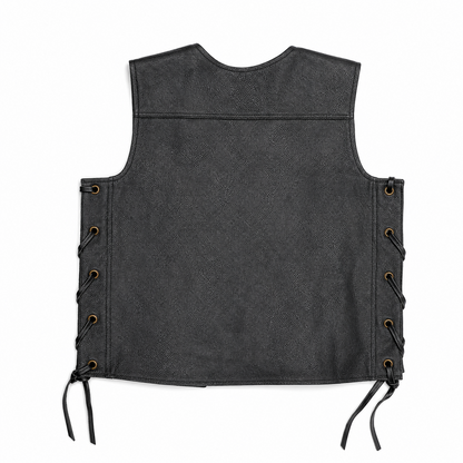 Trg07 Pure Leather Riding vest