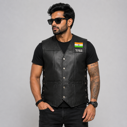 Trg06 Synthetic Leather Vest