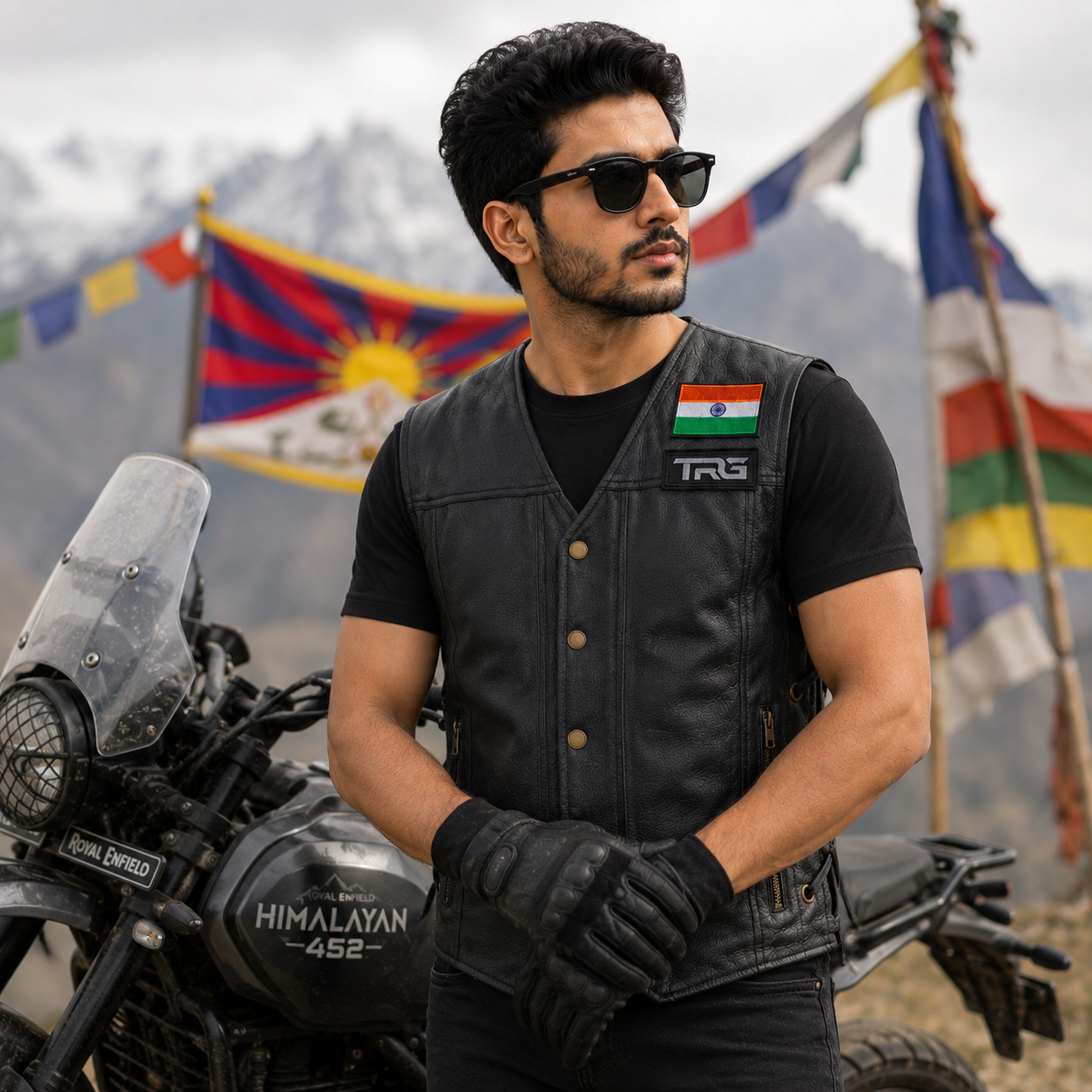 Trg07 Pure Leather Riding vest
