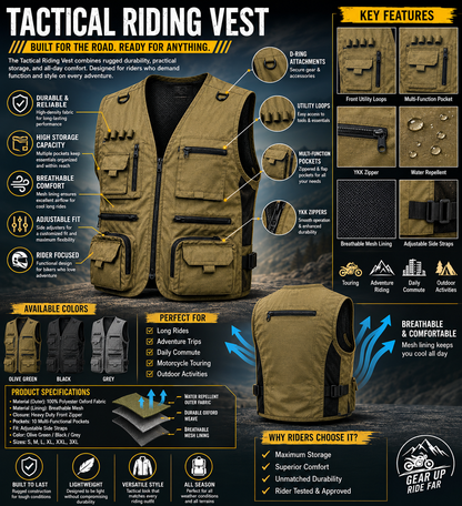 Trg017 Tactical/Utility/Riding vest
