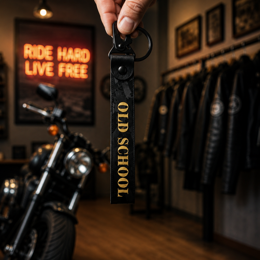 Old School Keychain (8 × 1 Inch)