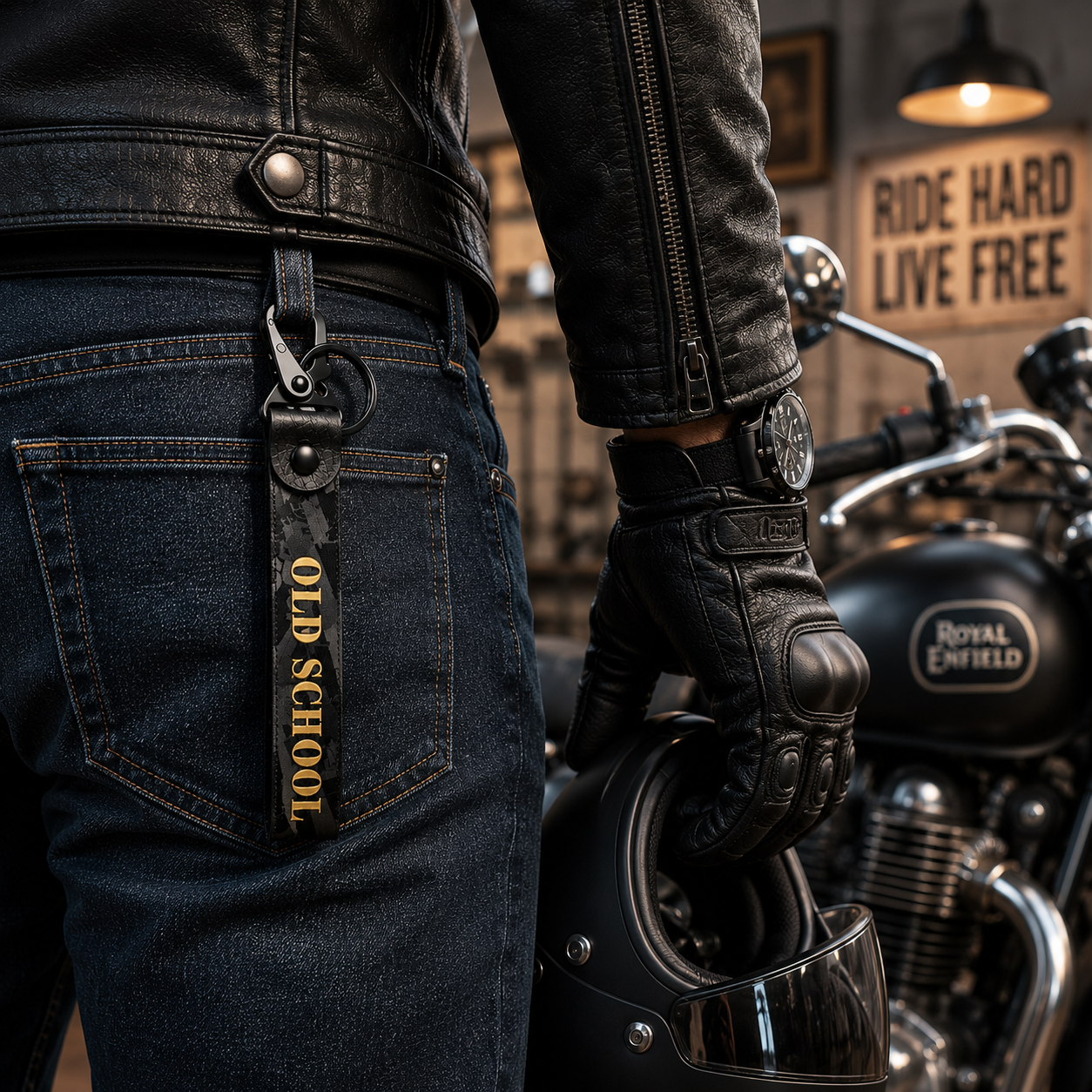 Old School Keychain