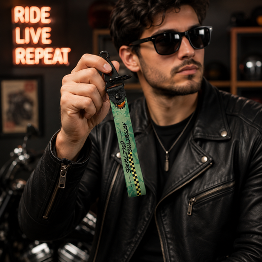 Automotive Culture Keychain (8 × 1 Inch)