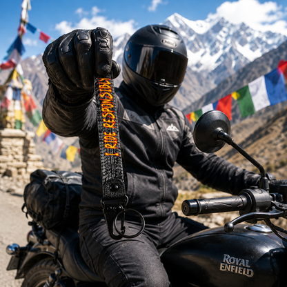 I Ride Responsibly Keychain