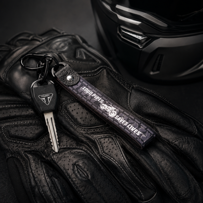 Loud Pipes Save Lives Keychain