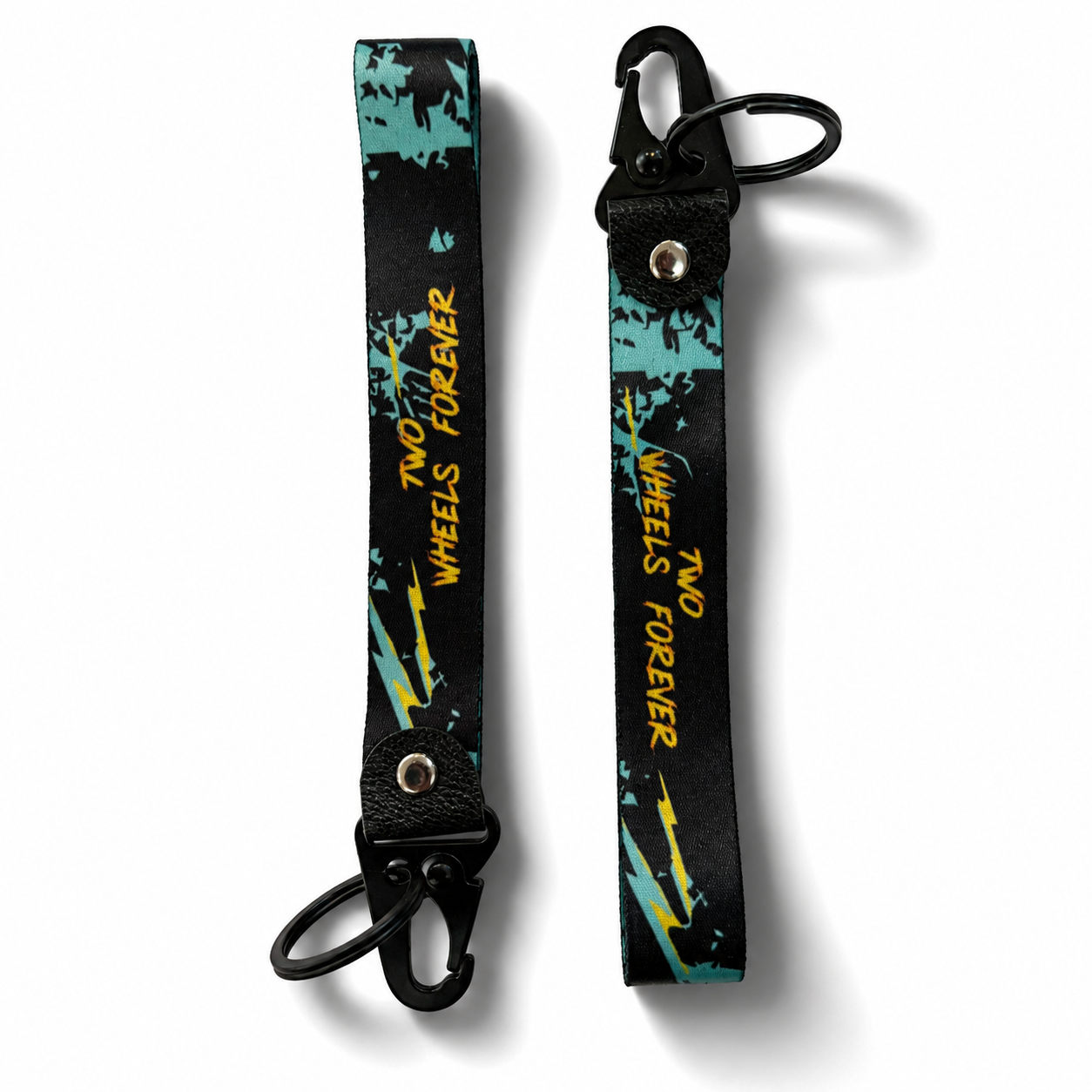 Two Wheels Forever Keychain