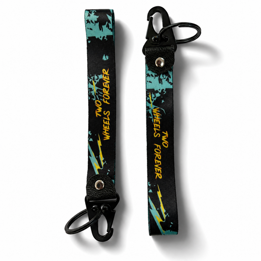 Two Wheels Forever Keychain