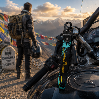 Two Wheels Forever Keychain