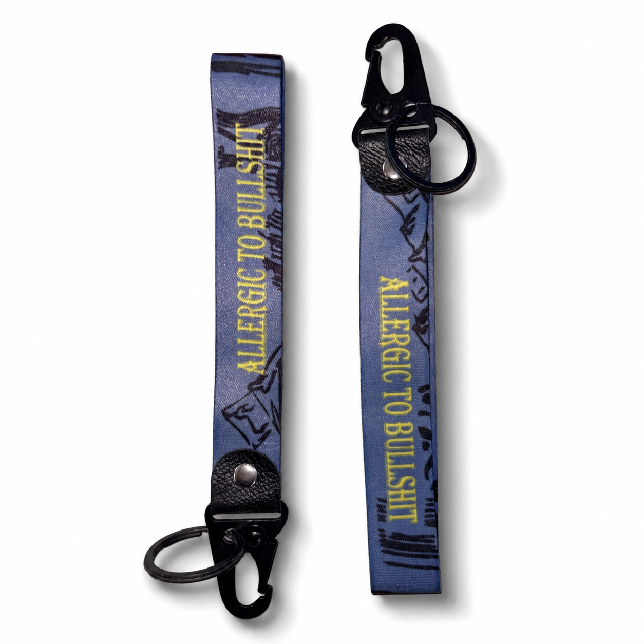Allergic To Bullshit Keychain