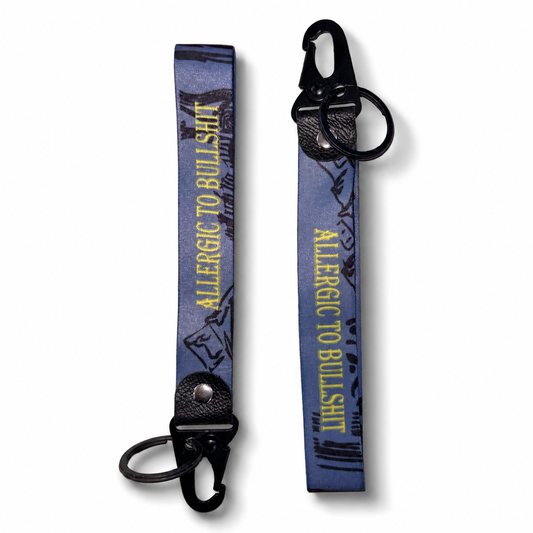 Allergic To Bullshit Keychain