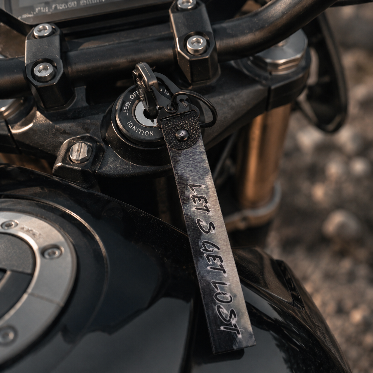 Let's Get Lost Keychain