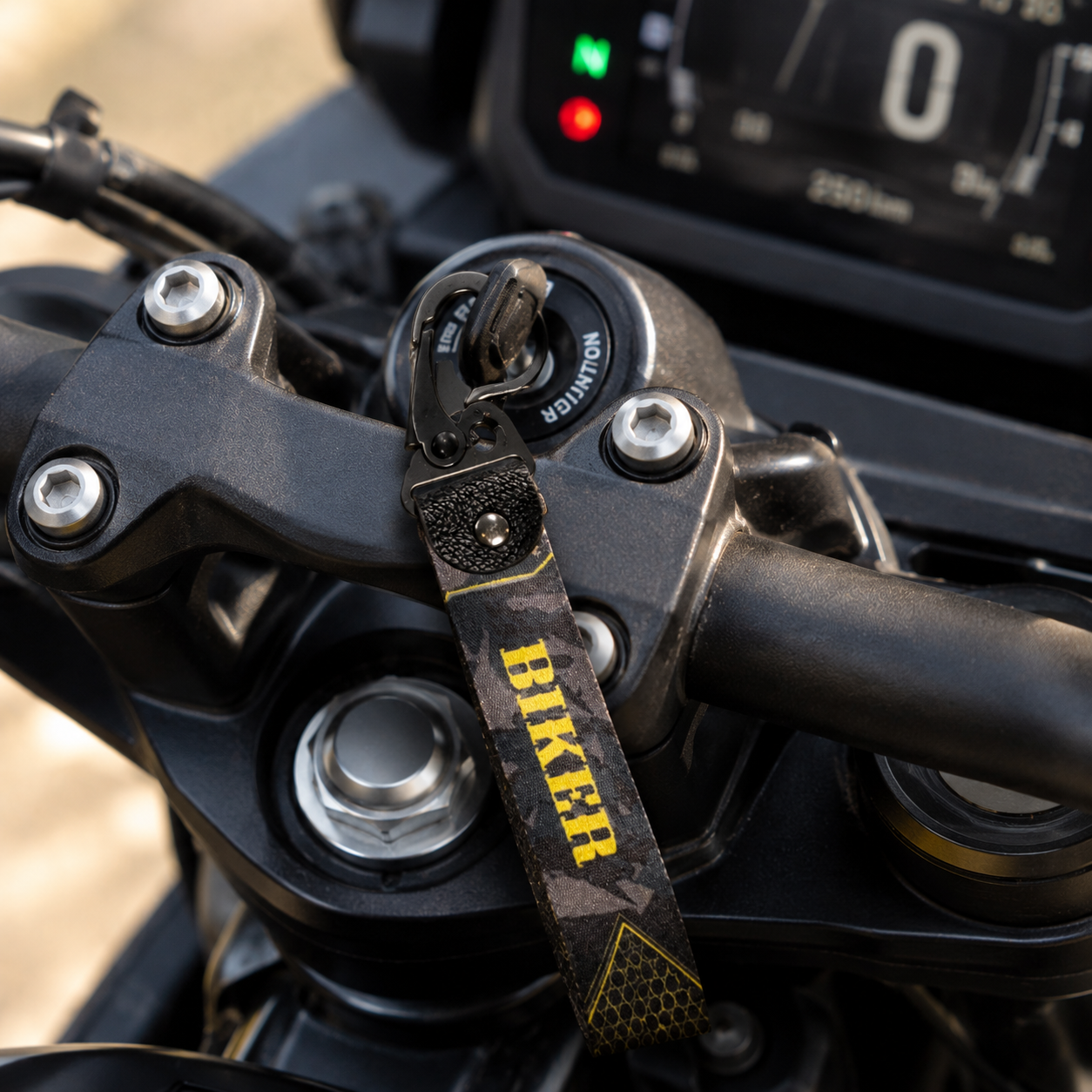 Biker Keychain