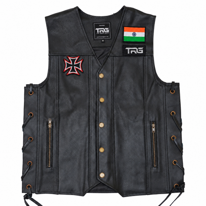 Cross Emblem Premium Embroidered Biker Patch | Iron-On & Sew-On | 3 × 3 Inches