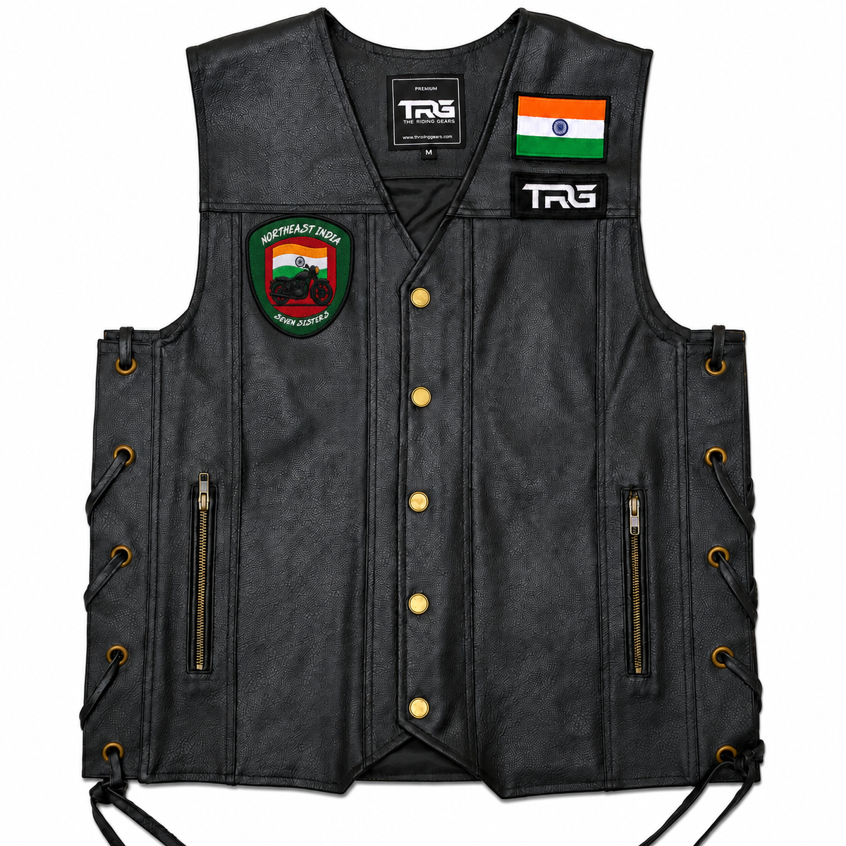 Northeast India Seven Sisters Premium Embroidered Biker Patch | Iron-On & Sew-On | 3.5 × 3.7 Inches