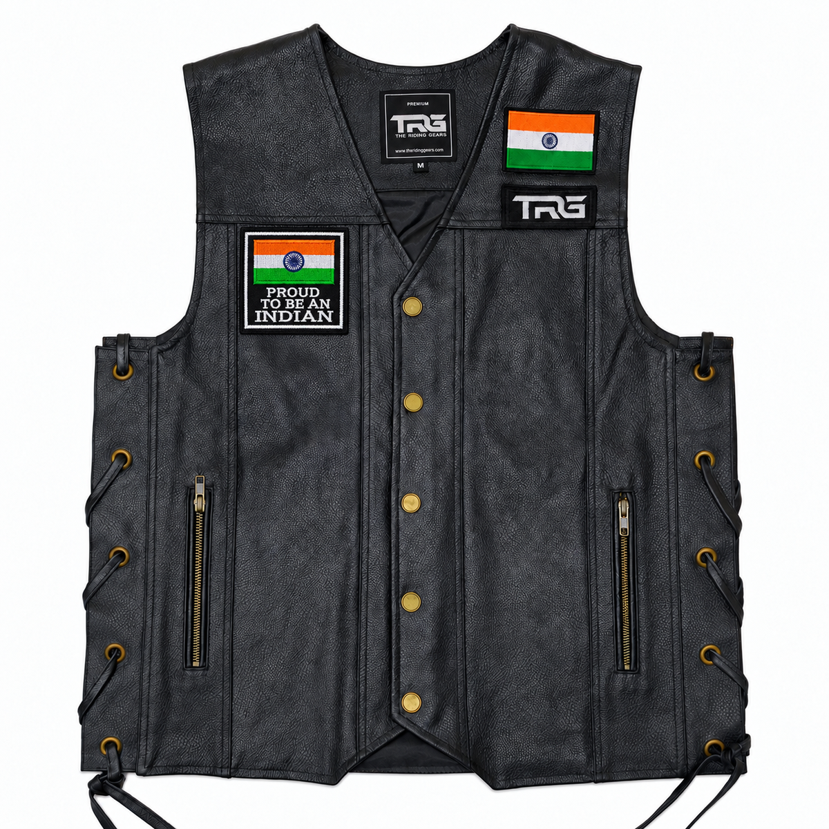 Proud To Be An Indian Premium Embroidered Biker Patch | Iron-On & Sew-On | 3 × 3 Inches