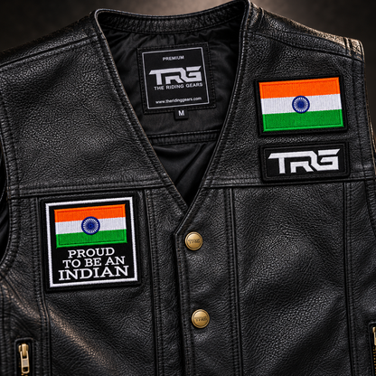 Proud To Be An Indian Premium Embroidered Biker Patch | Iron-On & Sew-On | 3 × 3 Inches