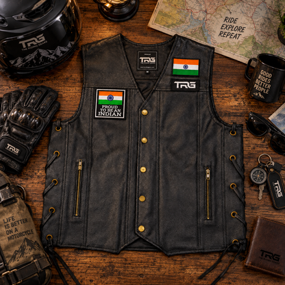 Proud To Be An Indian Premium Embroidered Biker Patch | Iron-On & Sew-On | 3 × 3 Inches