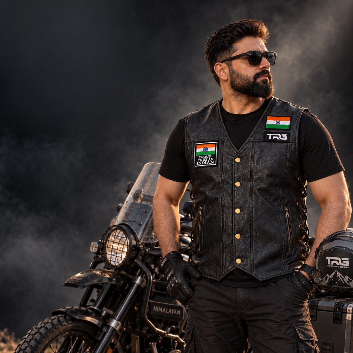 Proud To Be An Indian Premium Embroidered Biker Patch | Iron-On & Sew-On | 3 × 3 Inches