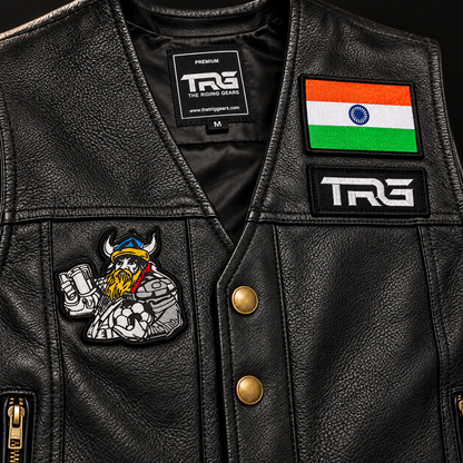 Drinker Premium Embroidered Biker Patch | Iron-On & Sew-On | 2.9 × 3.1 Inches