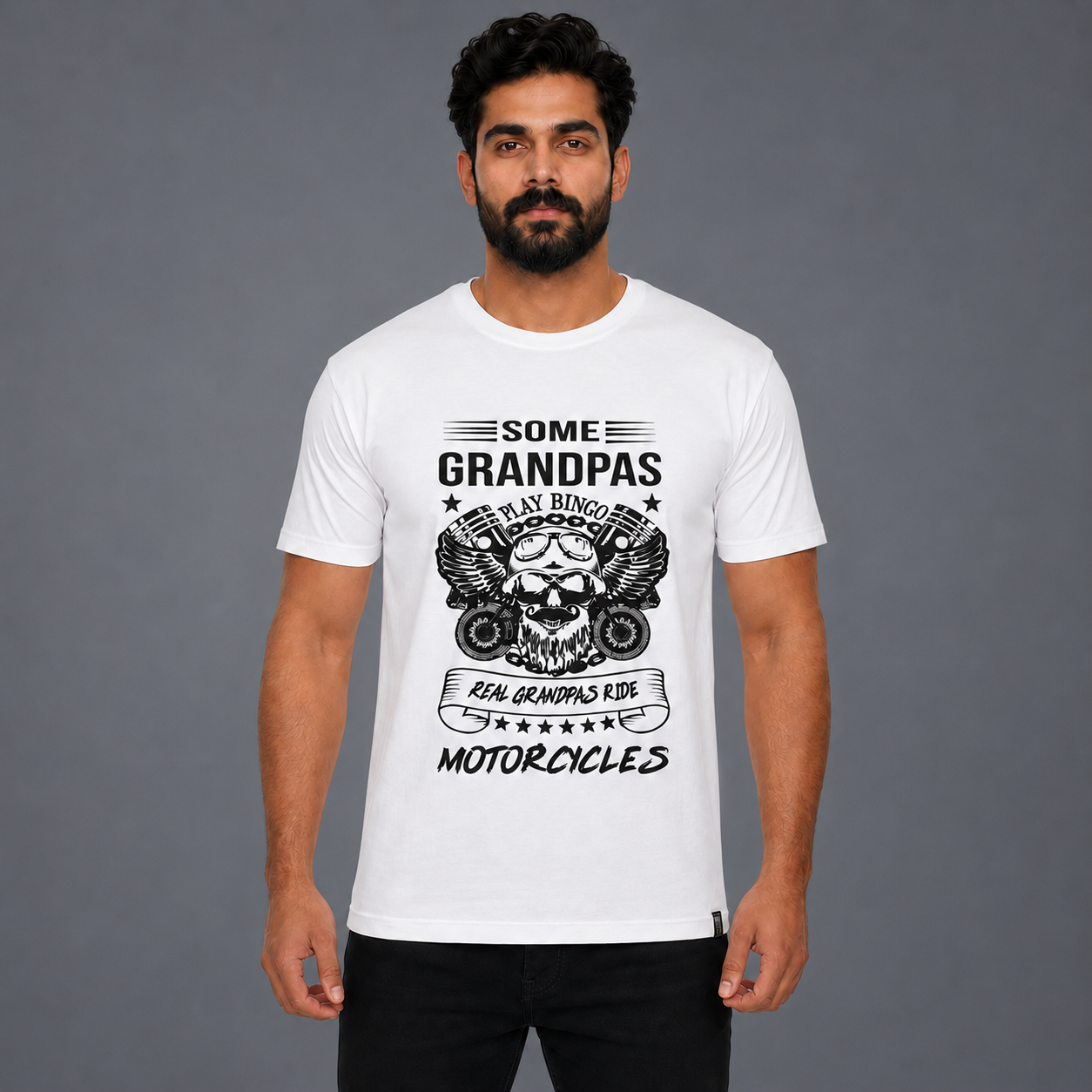 Real Grandpas Ride Motorcycles T-shirt