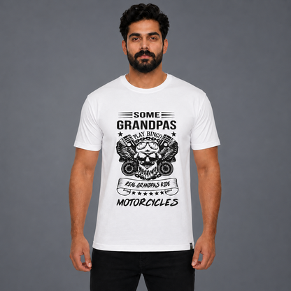 Real Grandpas Ride Motorcycles T-shirt