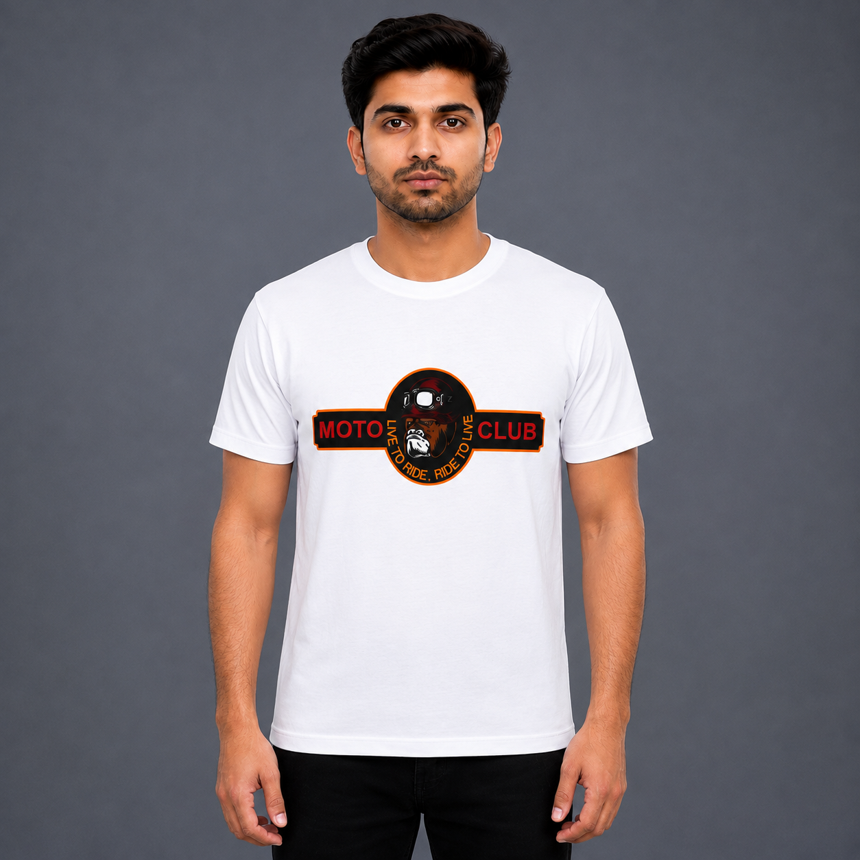 Moto Club Live to Ride, Ride To Live Biker T-shirt