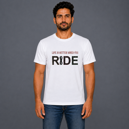 Life Is Better When You Ride Biker T-shirt