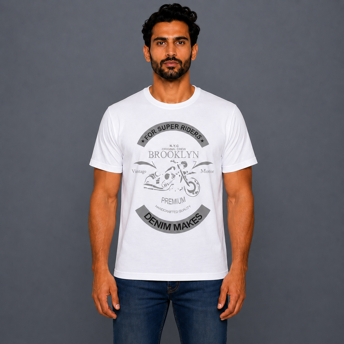 For Supers Riders Brooklyn Premium Biker T-shirt