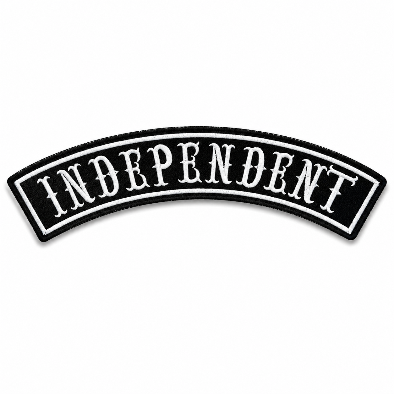 Independent Back Designation Premium Embroidered Patch | Iron-On & Sew-On