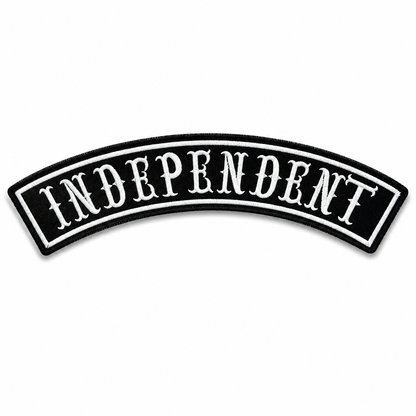 Independent Back Designation Premium Embroidered Patch | Iron-On & Sew-On