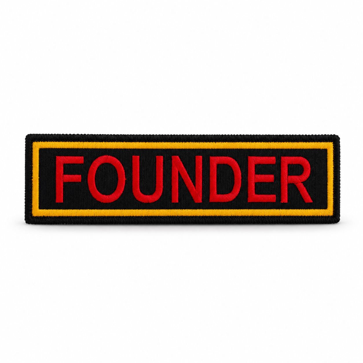 Founder Back Embroidery Patch