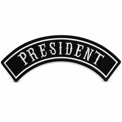 President Back Embroidery Patch, 10.5*2.2 inches