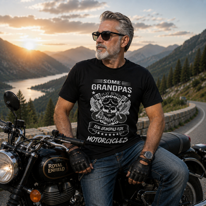 Real Grandpas Ride Motorcycles T-shirt