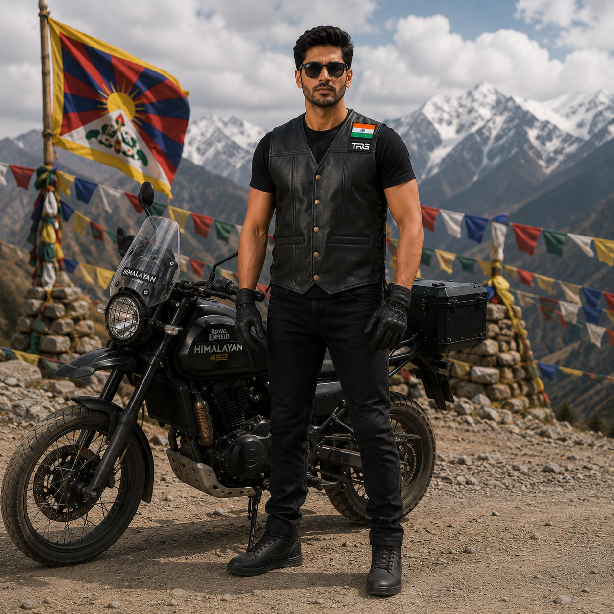 Trg06 Synthetic Leather Vest